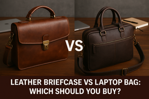 Leather Briefcase vs Laptop Bag – Which Is Better for Professionals in 2025