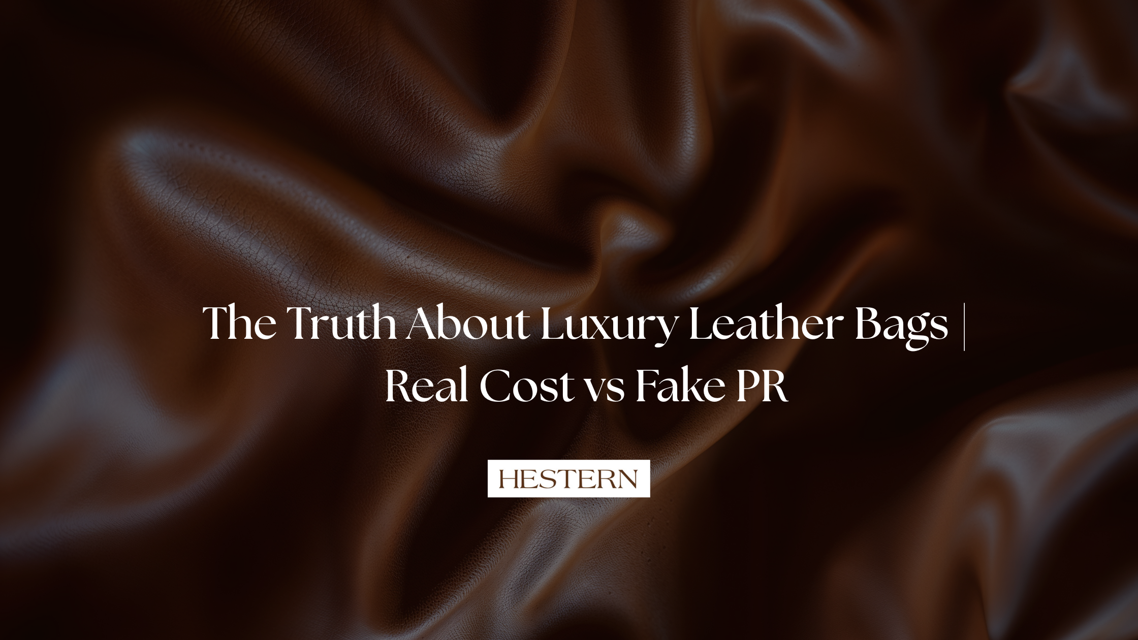 The Truth About Luxury Leather Bags: What China’s Factory Reveal Exposed.