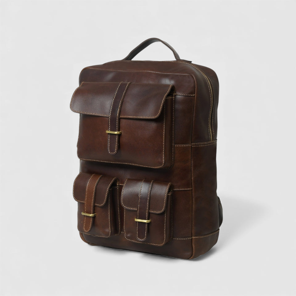 Hestern TerraLux Leather Backpack