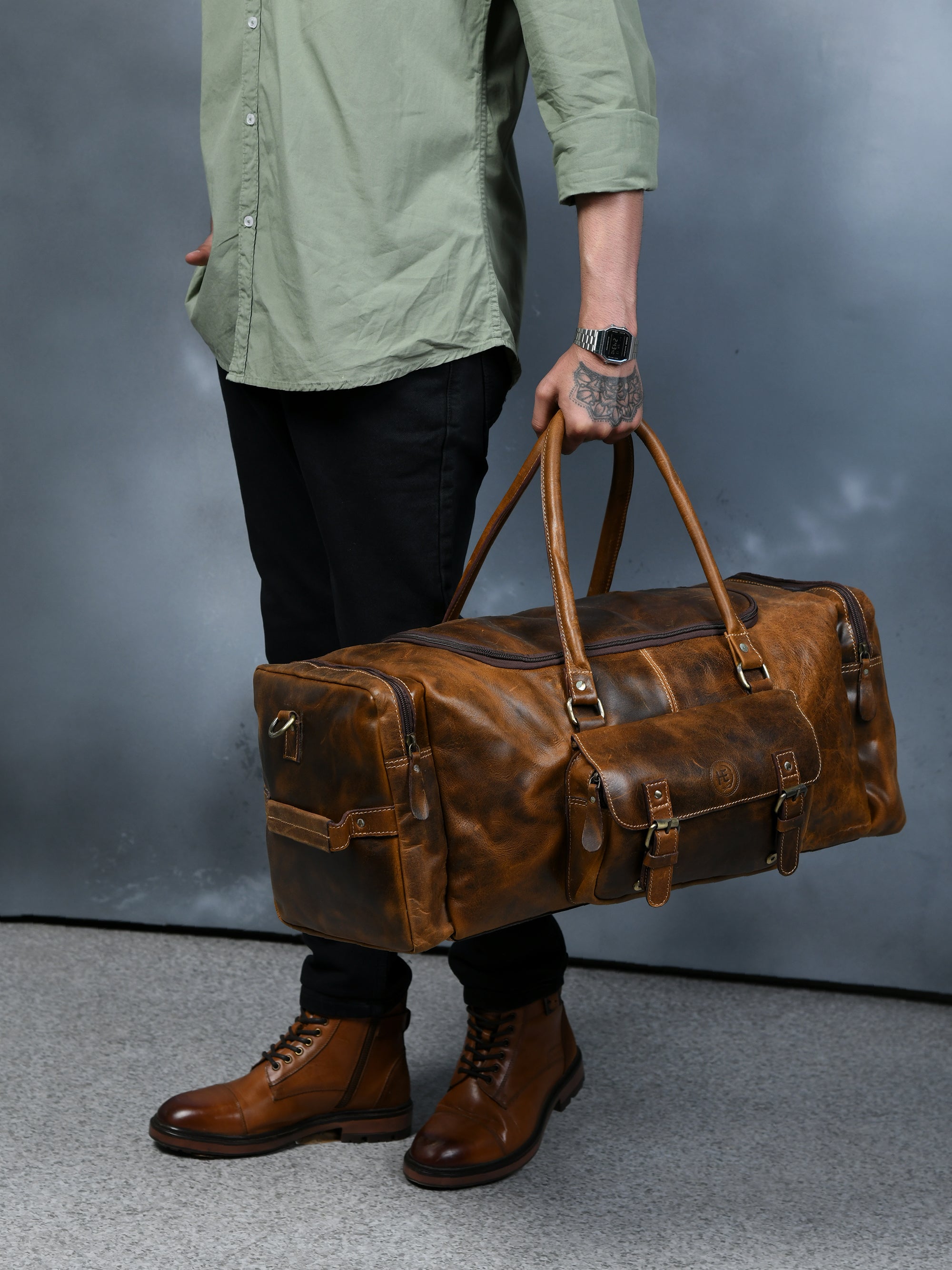 Nomad Heritage Leather Duffle Bag