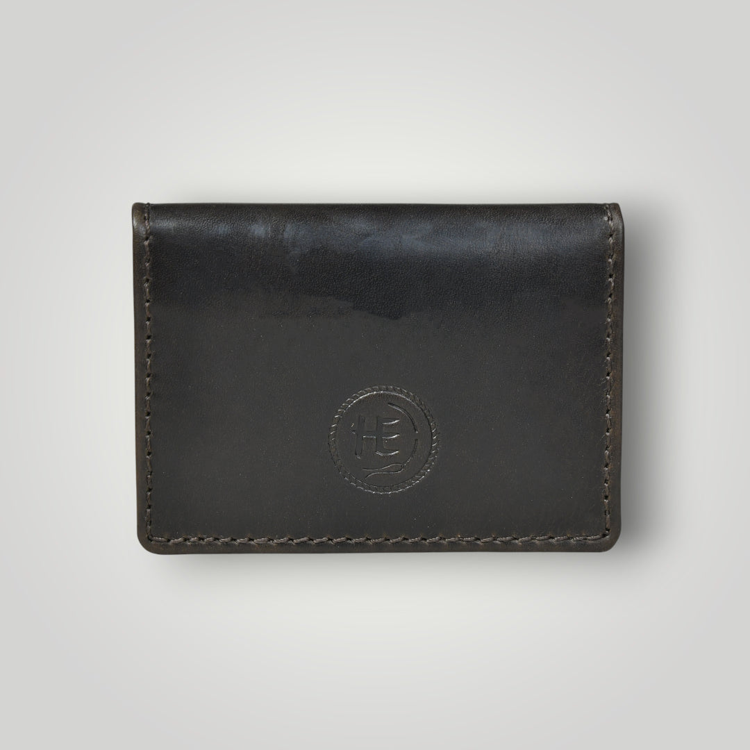 Classic Leather Card Wallet - Black Colour