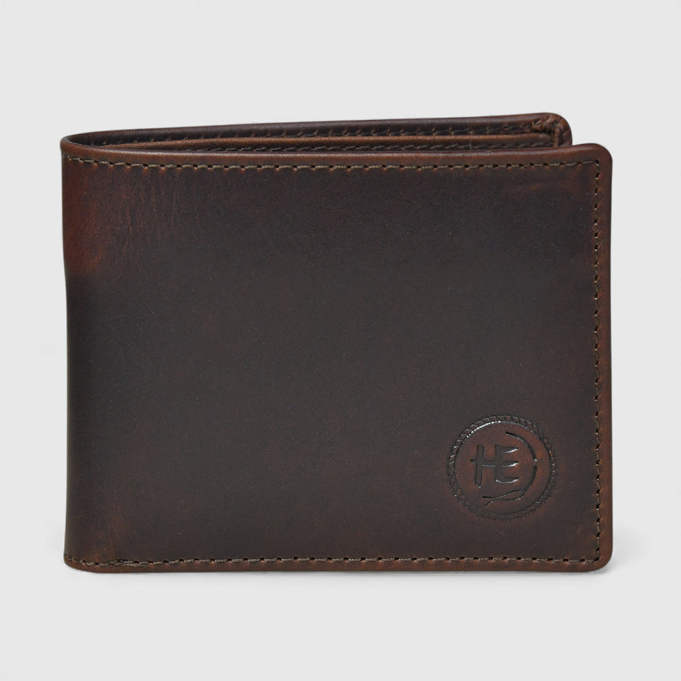Timeless Tan Leather Wallet | Handcrafted RFID-Blocking Bifold - Maroon Colour