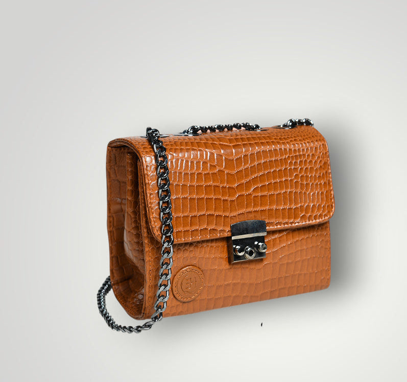 Obsidian Executive Leather Briefcase - Brown Colour