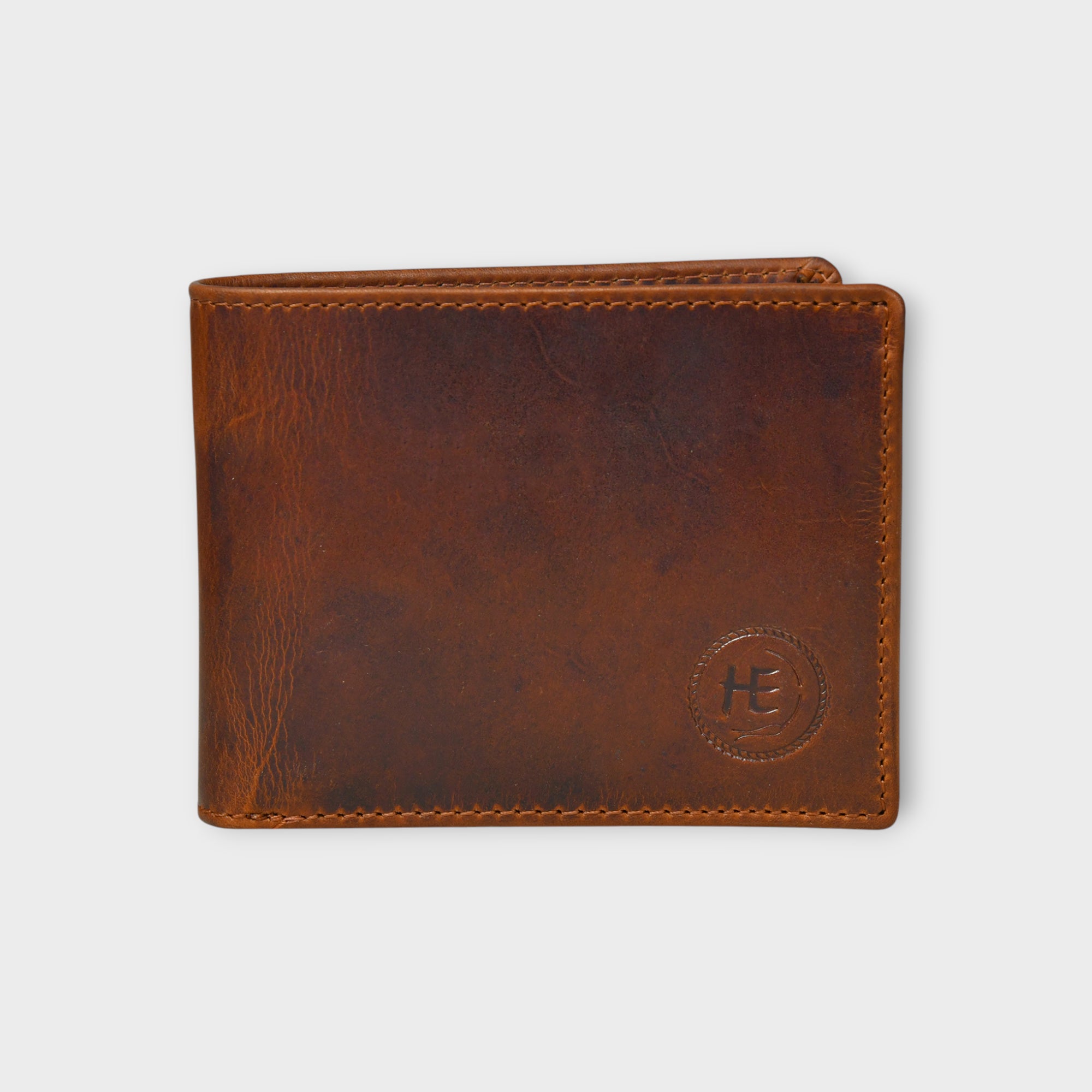 Timeless Leather Wallet | Handcrafted RFID-Blocking Bifold - Brown Colour