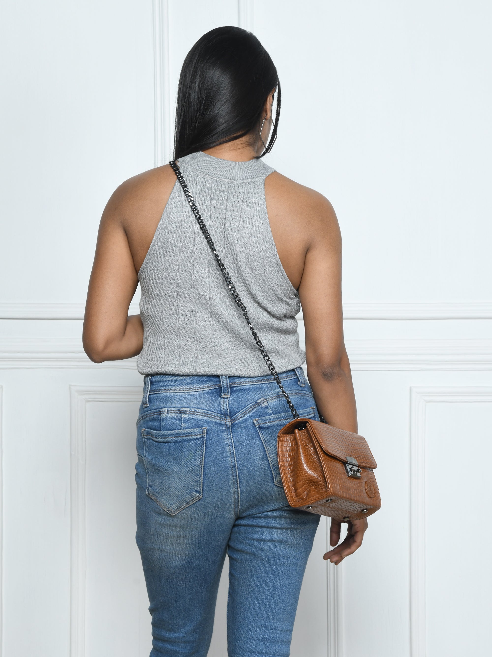 Obsidian Executive Leather Briefcase - Brown Colour