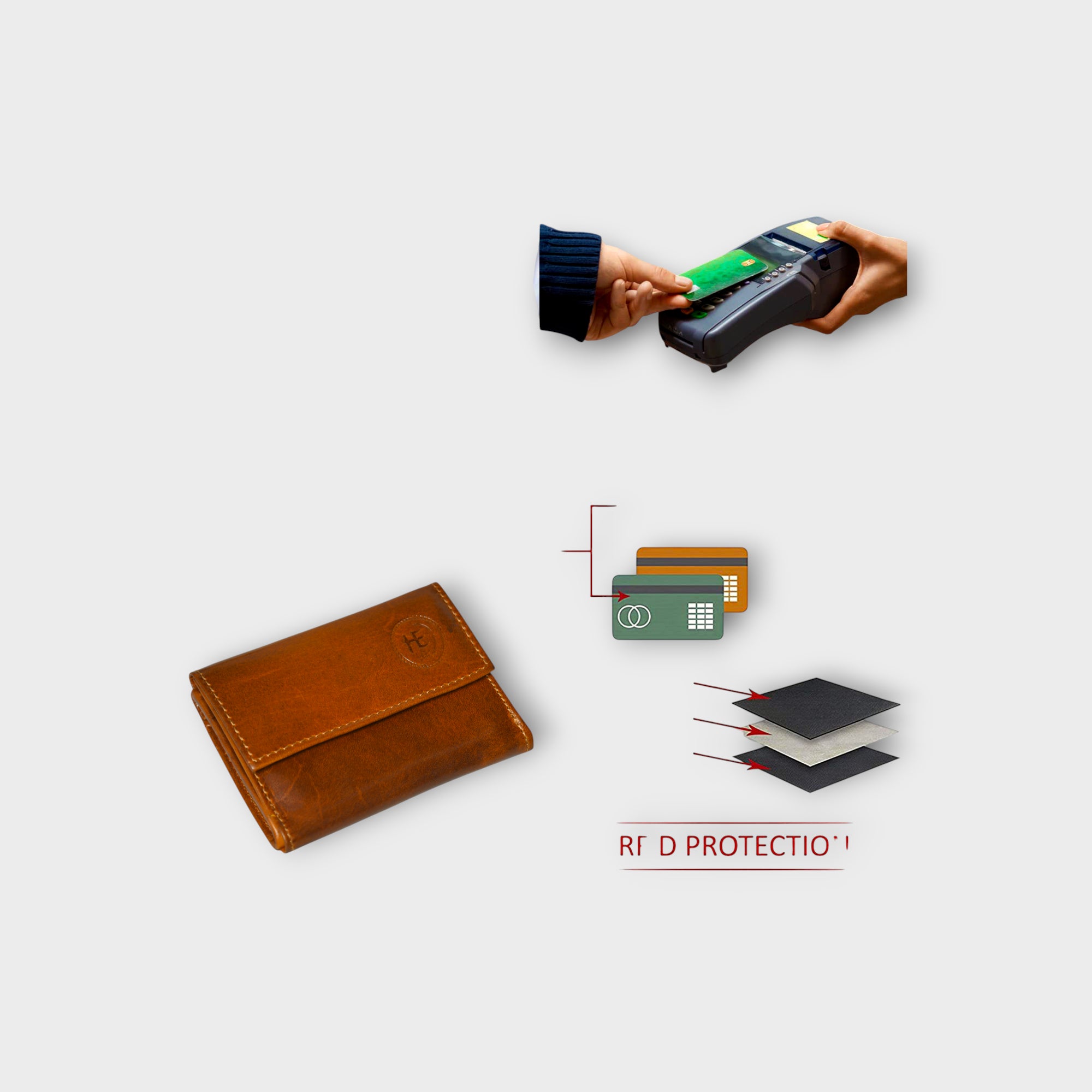 Heritage Buffalo Leather Bifold Wallet - Maroon Colour