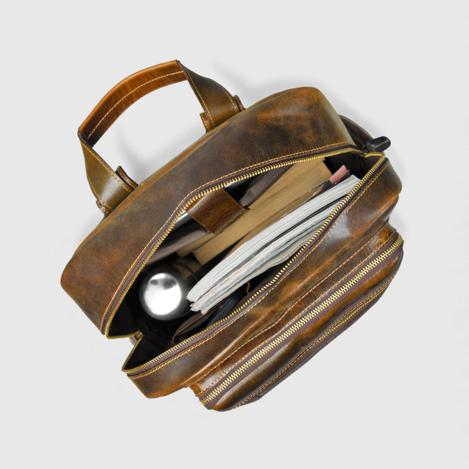 Ranger Vintage Leather Backpack