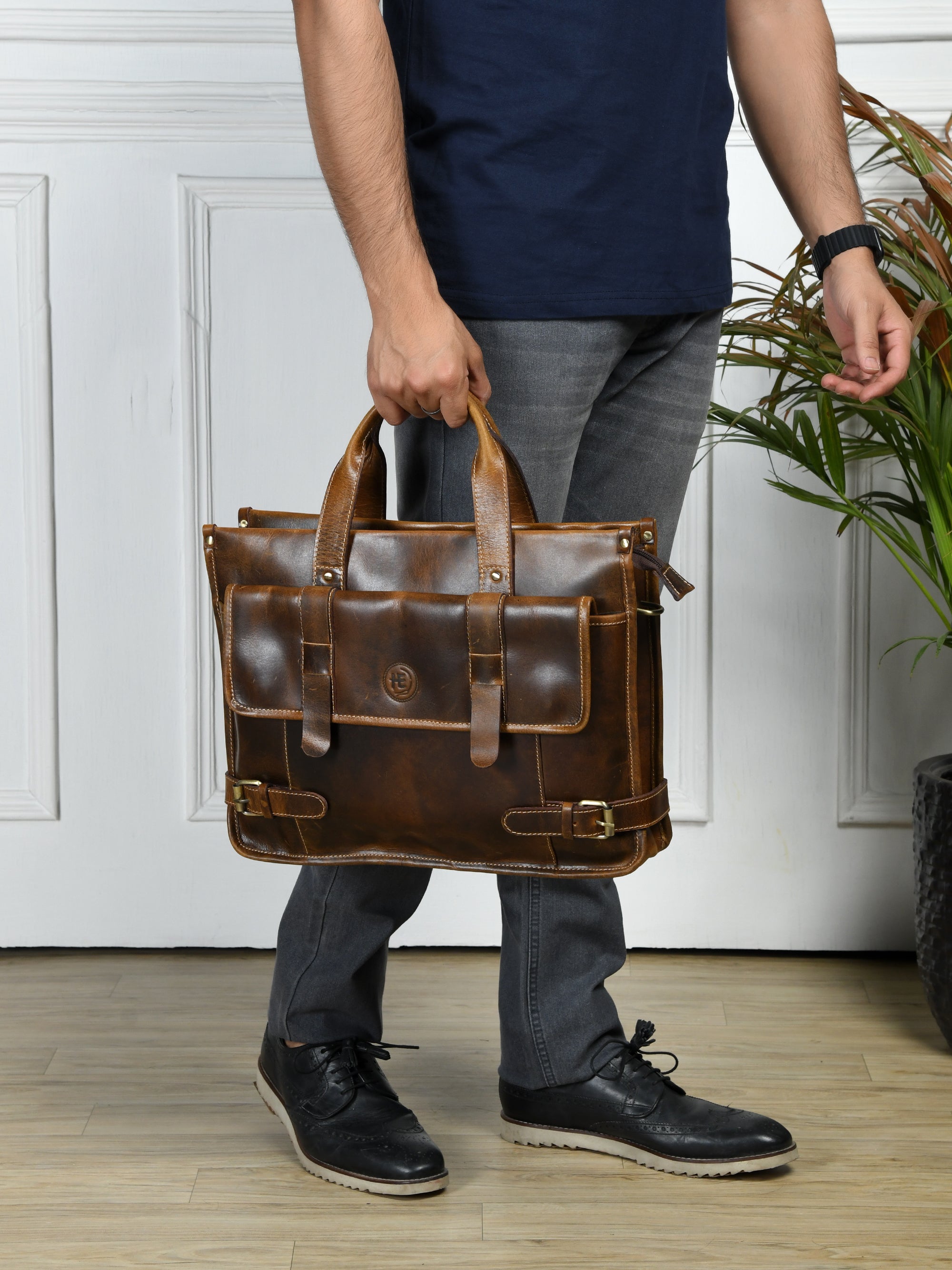Heritage Leather Laptop Bag