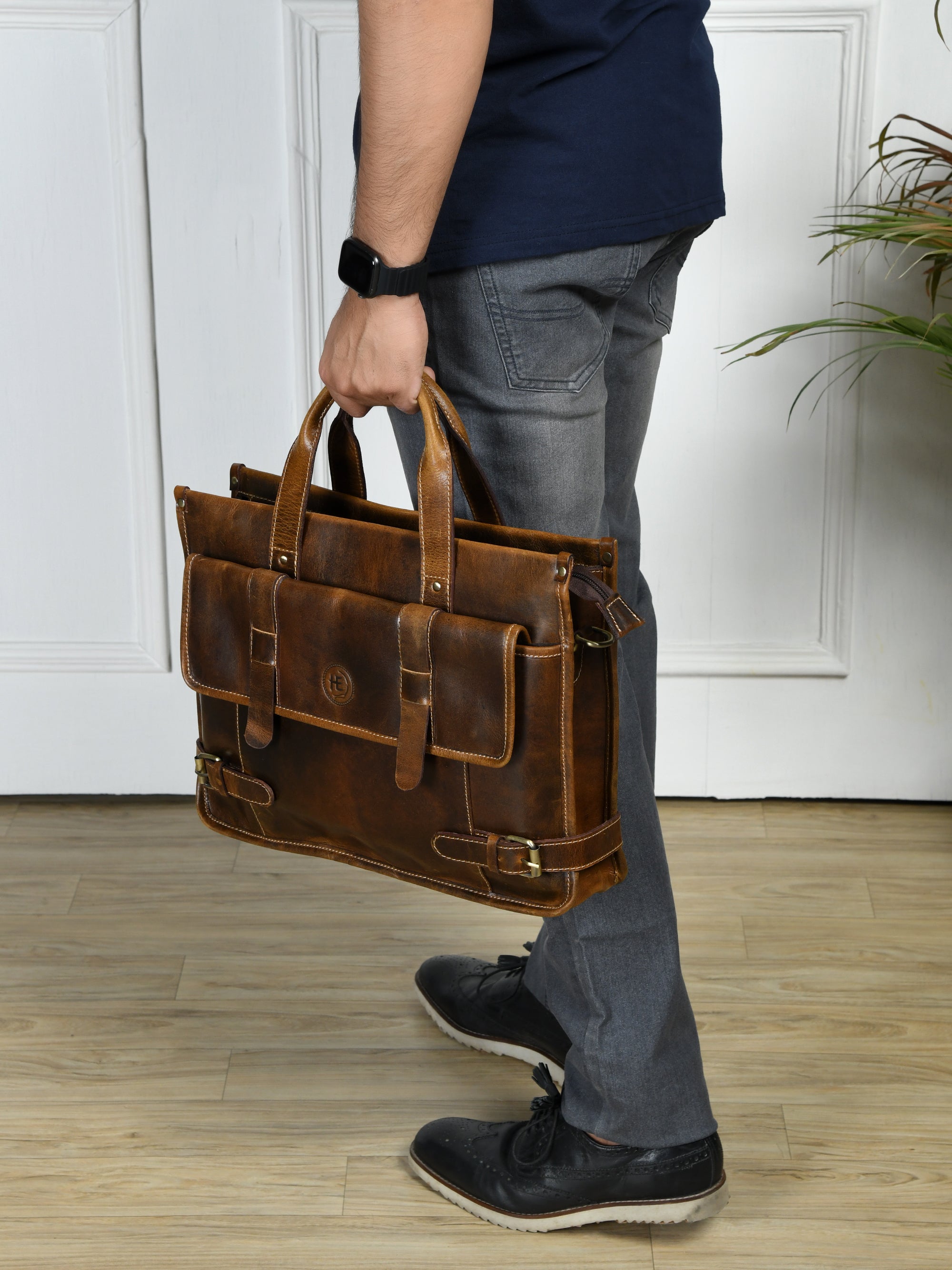 Heritage Leather Laptop Bag