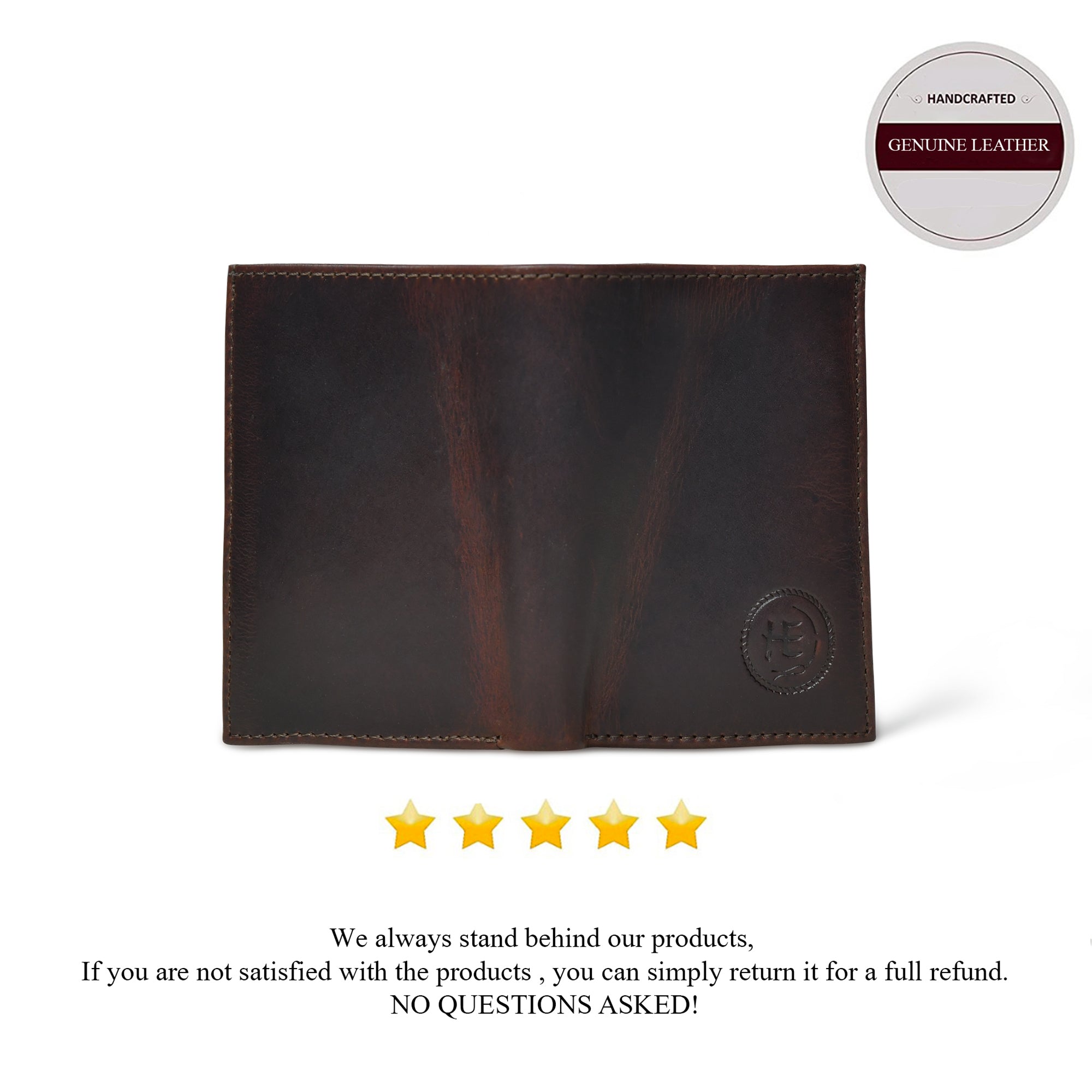 Ironwood Leather Wallet - Maroon Colour