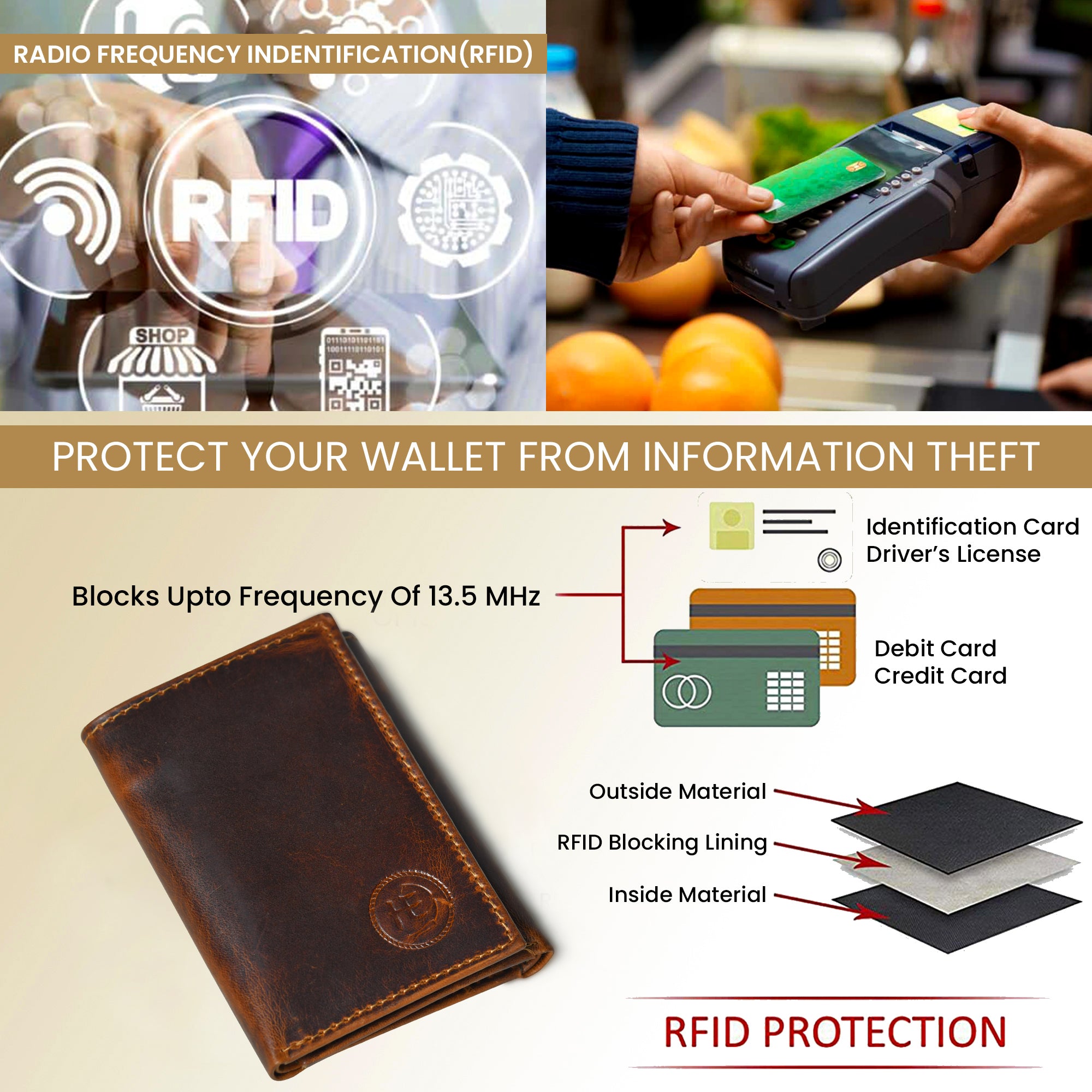 Midnight Luxe Vertical Bifold Wallet - Maroon Colour