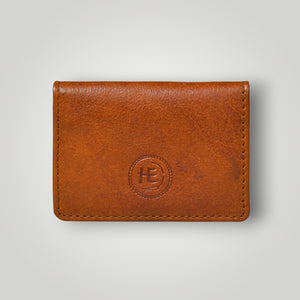 Classic Leather Card Wallet - Brown Colour