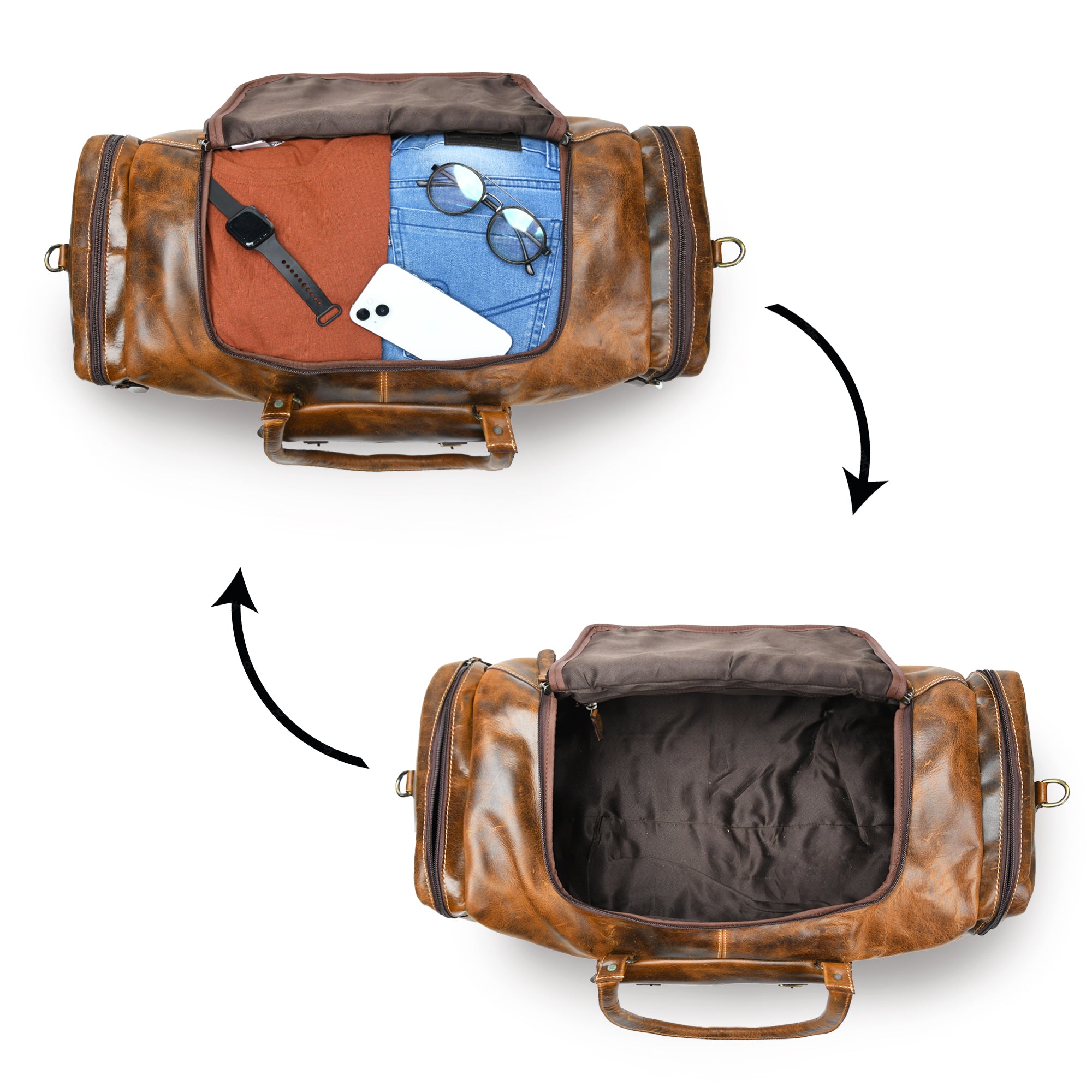 Nomad Heritage Leather Duffle Bag