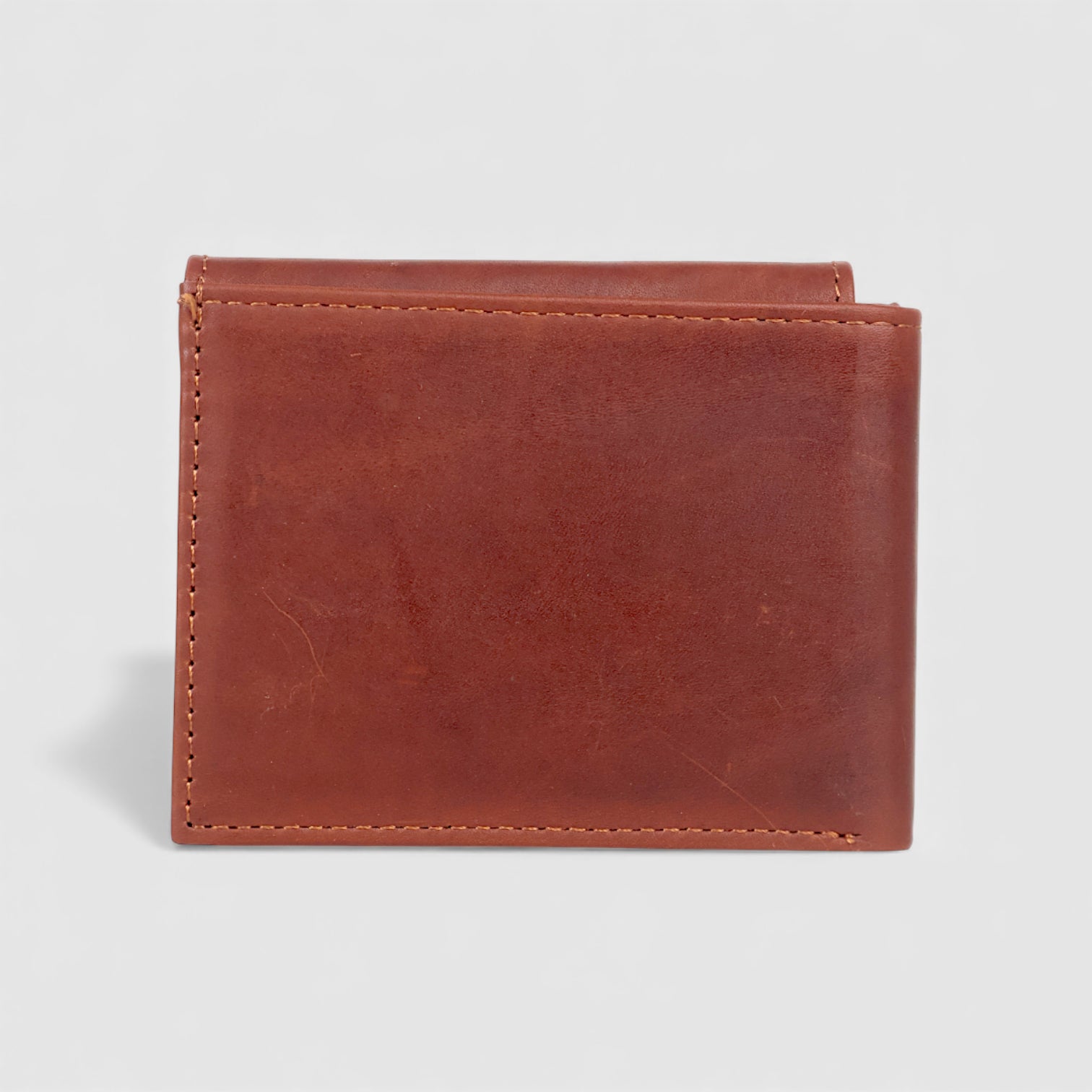 Sentinel Vintage RFID Leather Trifold Wallet – Tan Colour